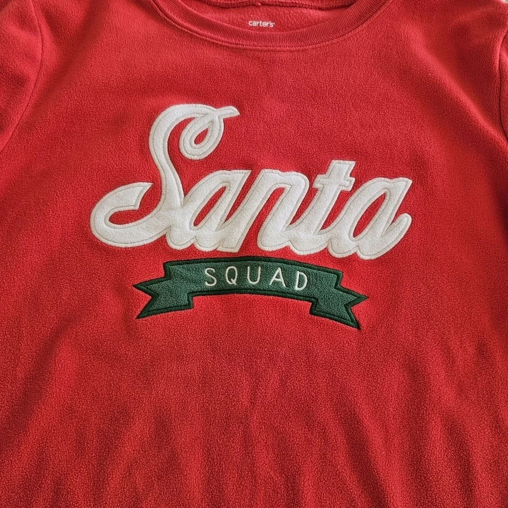 Carter’s Santa Squad Christmas Pajama Set Kids 14 Cozy Festive Holiday Sleepwear